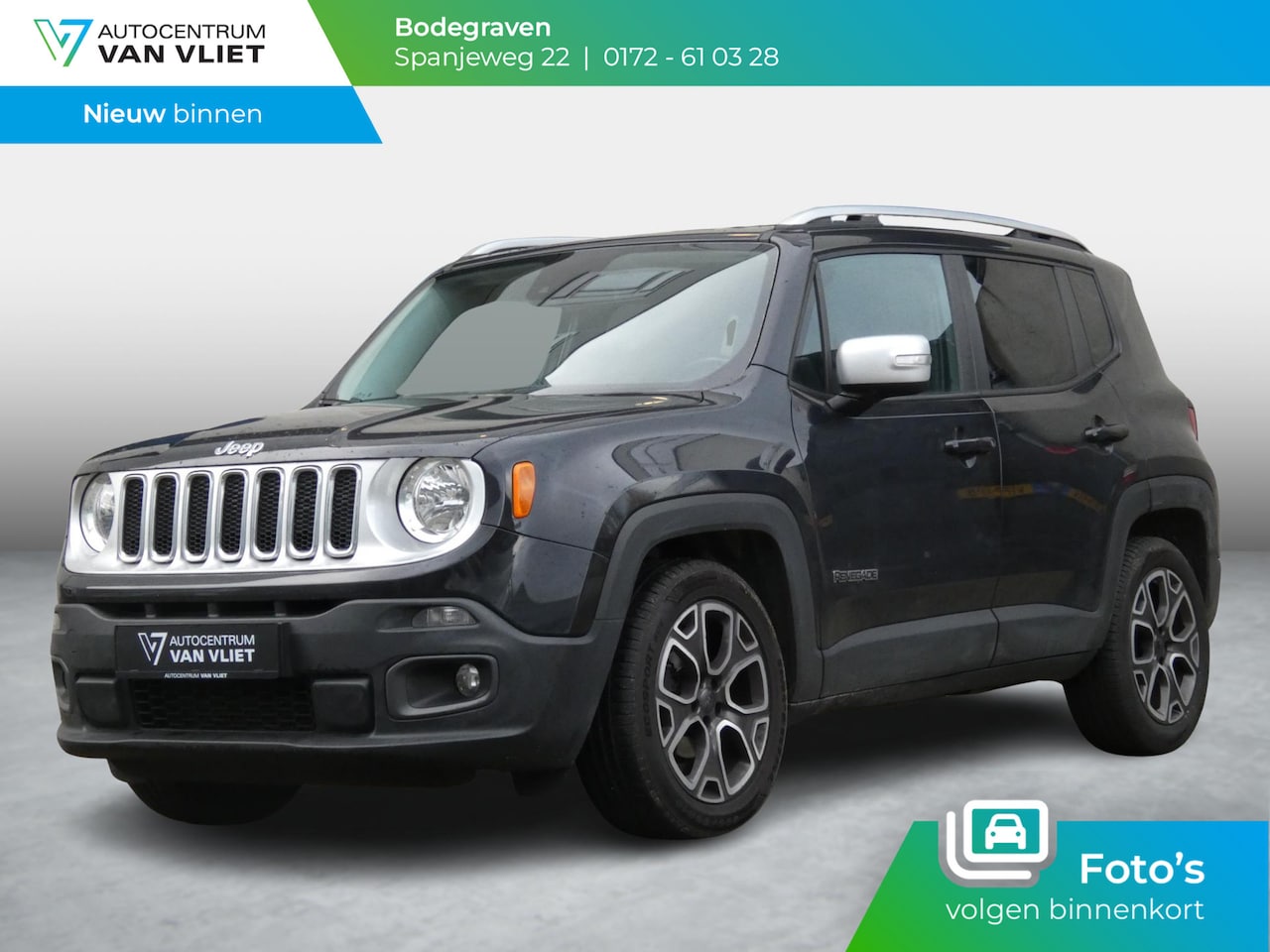 Jeep Renegade - 1.4 MultiAir Limited | NAVIGATIE | 12 MAANDEN BOVAG GARANTIE | - AutoWereld.nl