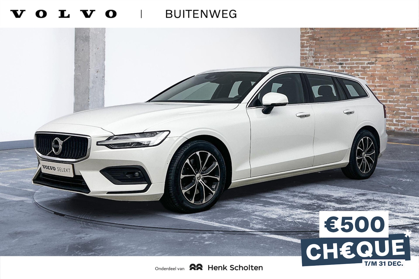 Volvo V60 - B4 Automaat Business Pro | Adaptieve Cruise Control| Blind Spot| Keyless Entry| Park Assis - AutoWereld.nl