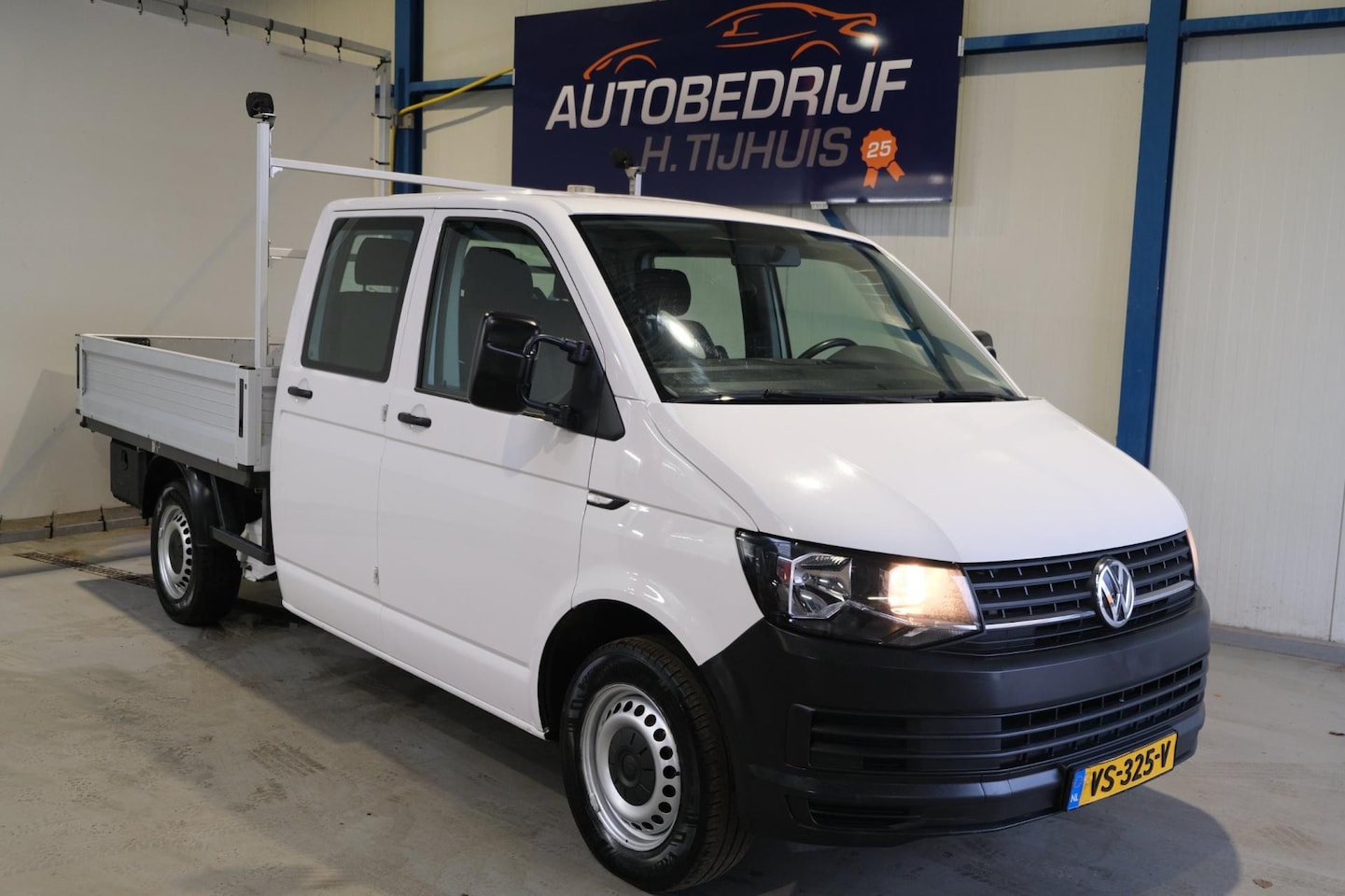 Volkswagen Transporter - 2.0 TDI 103 KW L2H1 DC Pick-up - N.A.P. Airco, Cruise, Trekhaak. - AutoWereld.nl