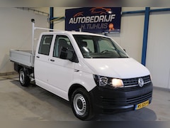 Volkswagen Transporter - 2.0 TDI 103 KW L2H1 DC Pick-up - N.A.P. Airco, Cruise, Trekhaak