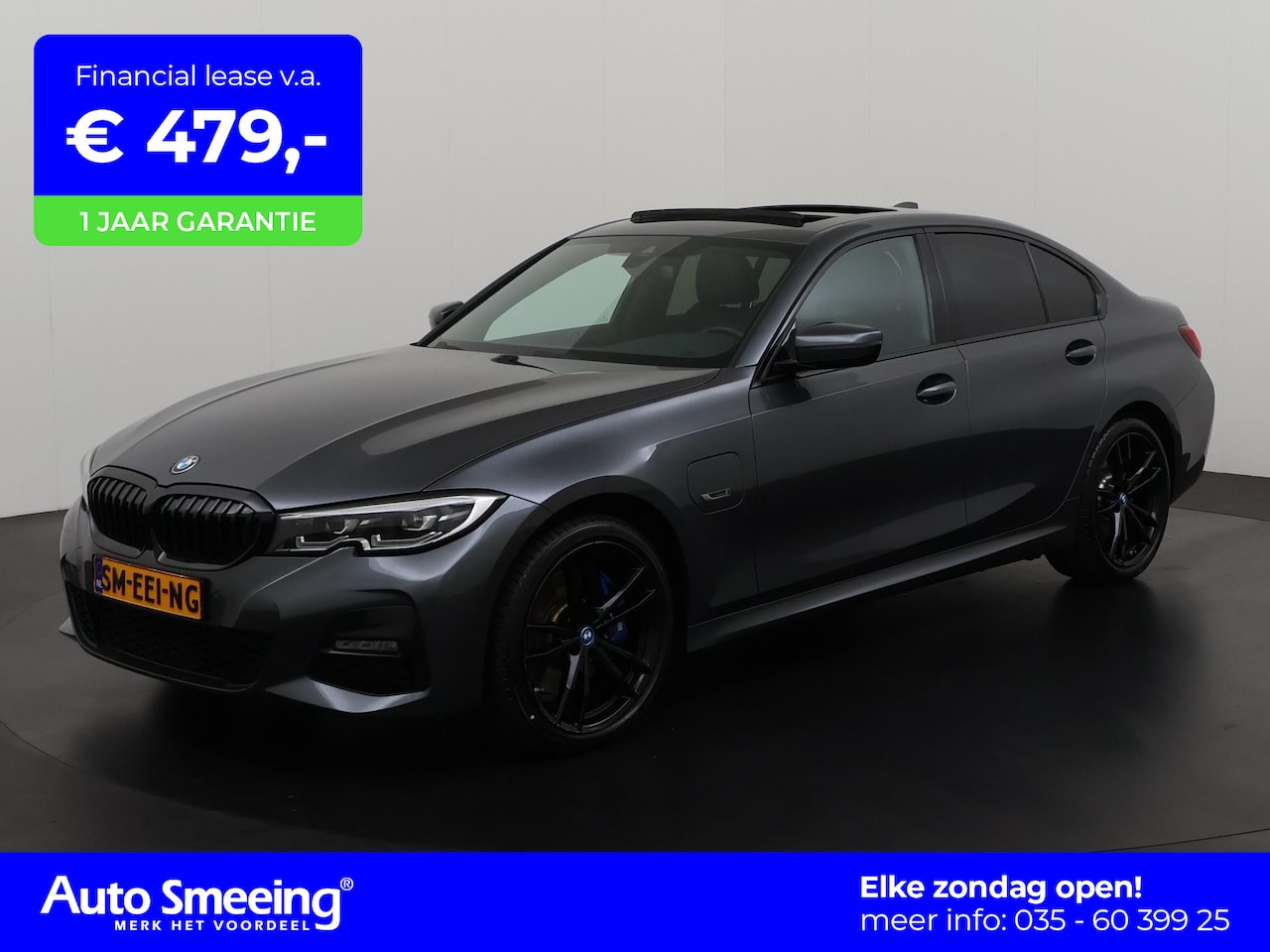 BMW 3-serie - 330e M Sport Shadow | Schuifdak | Leder/Alcantara | Comfort Access | Carplay | Zondag Open - AutoWereld.nl