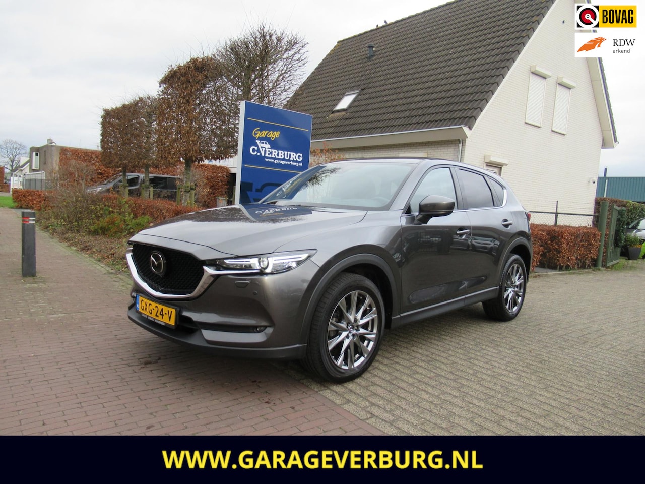 Mazda CX-5 - 2.5 AWD SkyActiv-G 194 Signature Automaat (Navi/Carplay,Camera360,Keyless,Elek.achterklep, - AutoWereld.nl