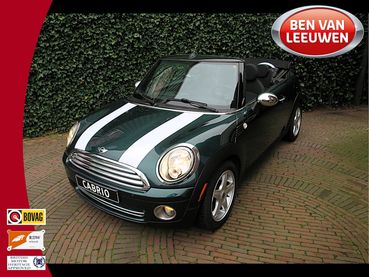 MINI Cabrio - Mini 1.6 Cooper R57 met Clima, BT, stoelverw. en 16" - AutoWereld.nl