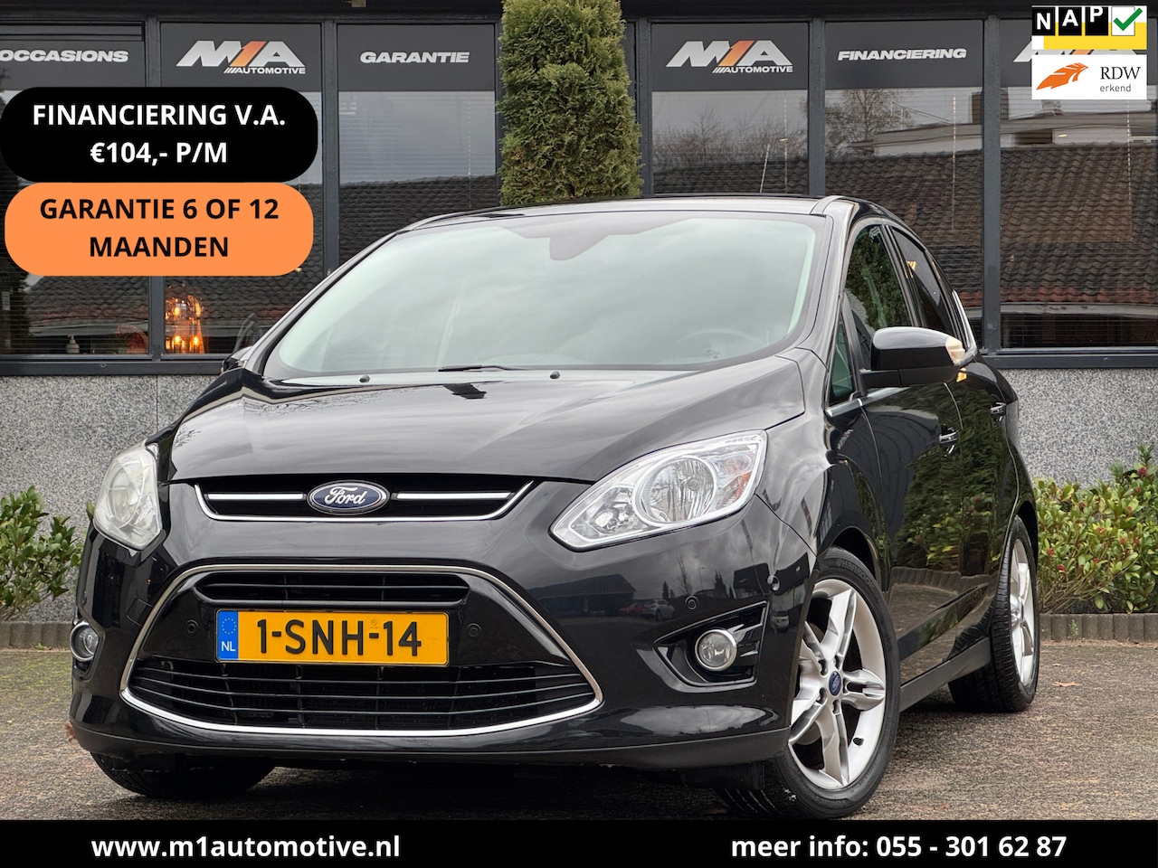 Ford C-Max - 1.0 Titanium | Airco | Trekhaak | Cruise Control - AutoWereld.nl