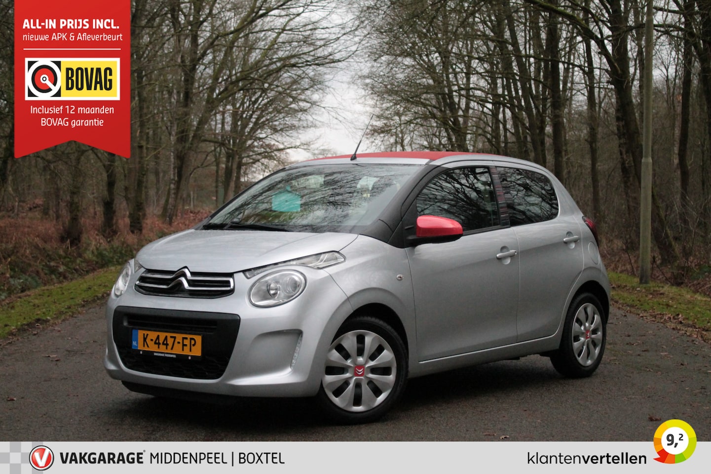 Citroën C1 - 1.2 Airscape Shine Panorama schuifdak | Cabrio - AutoWereld.nl