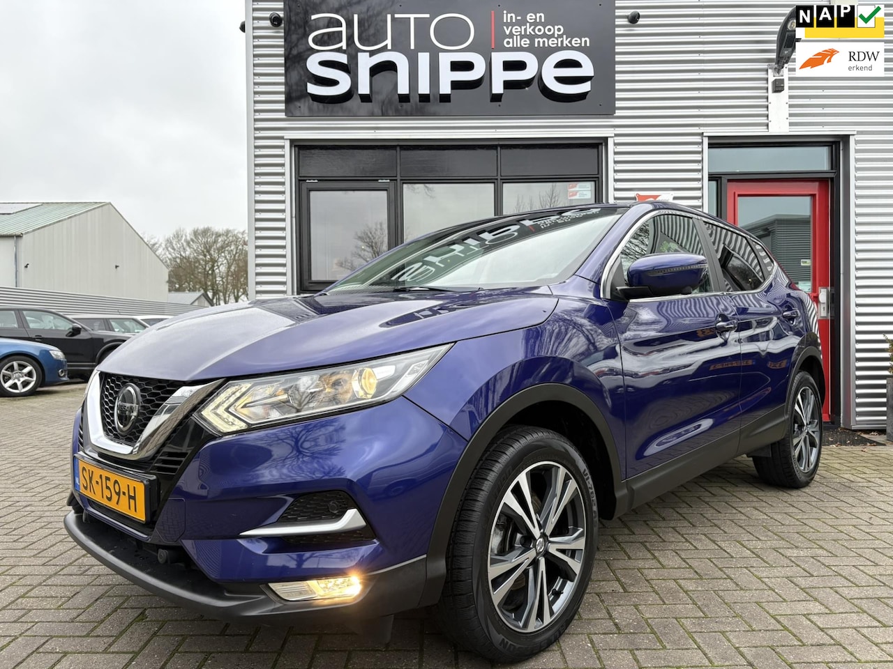 Nissan Qashqai - 1.2 N-Connecta -CLIMA-CRUISECONTROL-DAB+-360 CAMERA-TREKHAAK-ORIGINEEL NEDERLANDS!-55.331 - AutoWereld.nl