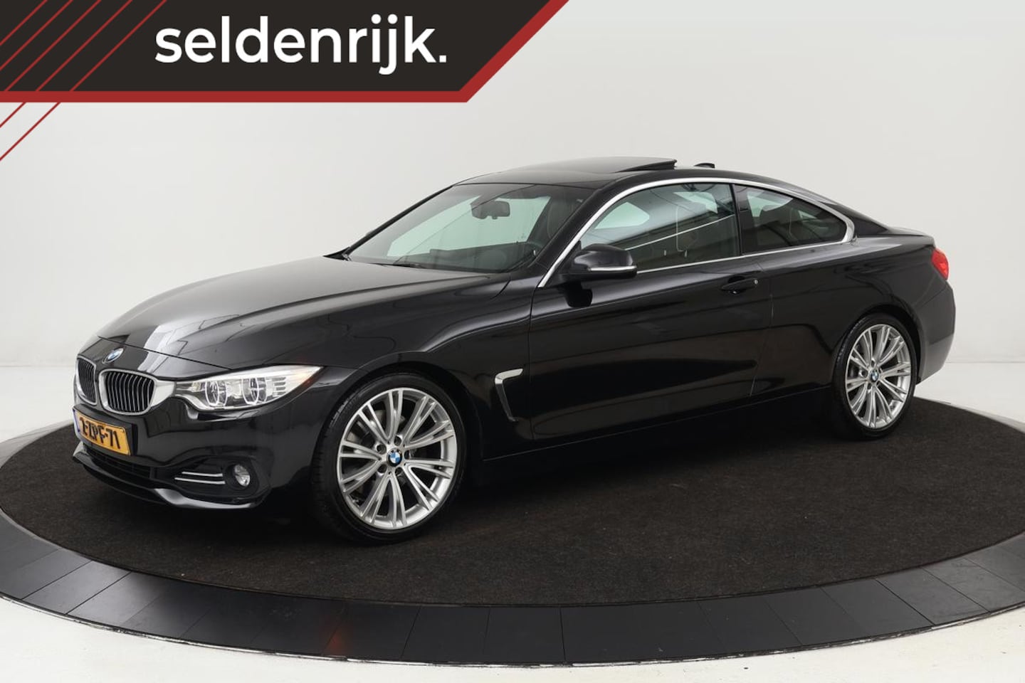 BMW 4-serie Coupé - 428i High Executive | Schuifdak | Luxury Line | Leder | Stoelverwarming | Harman/Kardon | - AutoWereld.nl