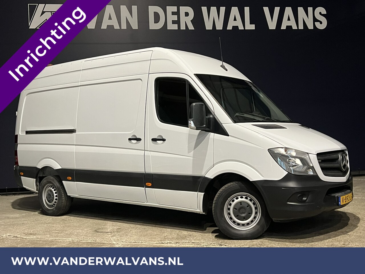 Mercedes-Benz Sprinter - 316 CDI 164pk L2H2 inrichting Euro6 Airco | 2800kg Trekhaak | Cruisecontrol Parkeersensore - AutoWereld.nl