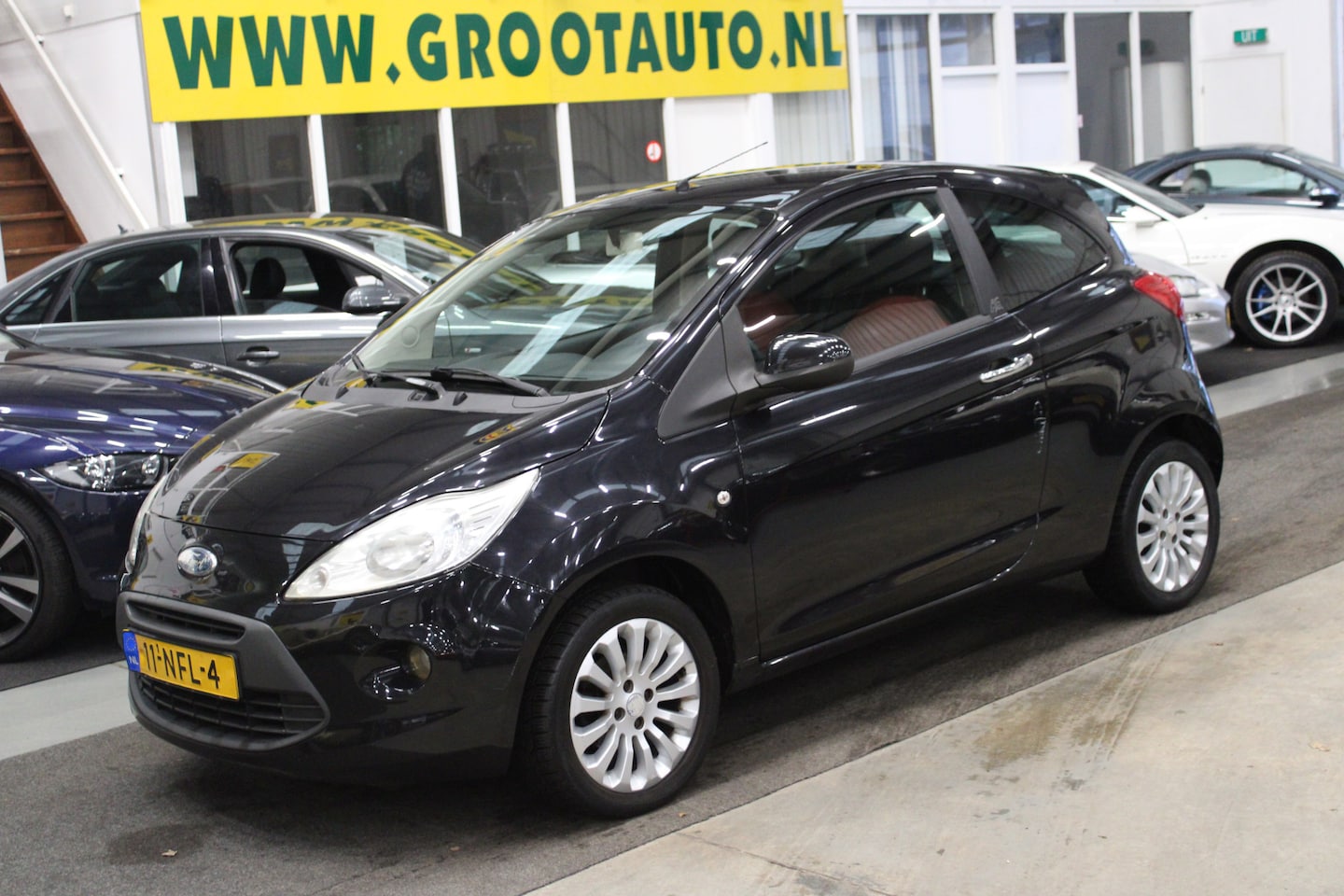 Ford Ka - 1.2 Titanium X OPKNAPPER NAP, Airco, Isofix, Stuurbekrachtiging - AutoWereld.nl