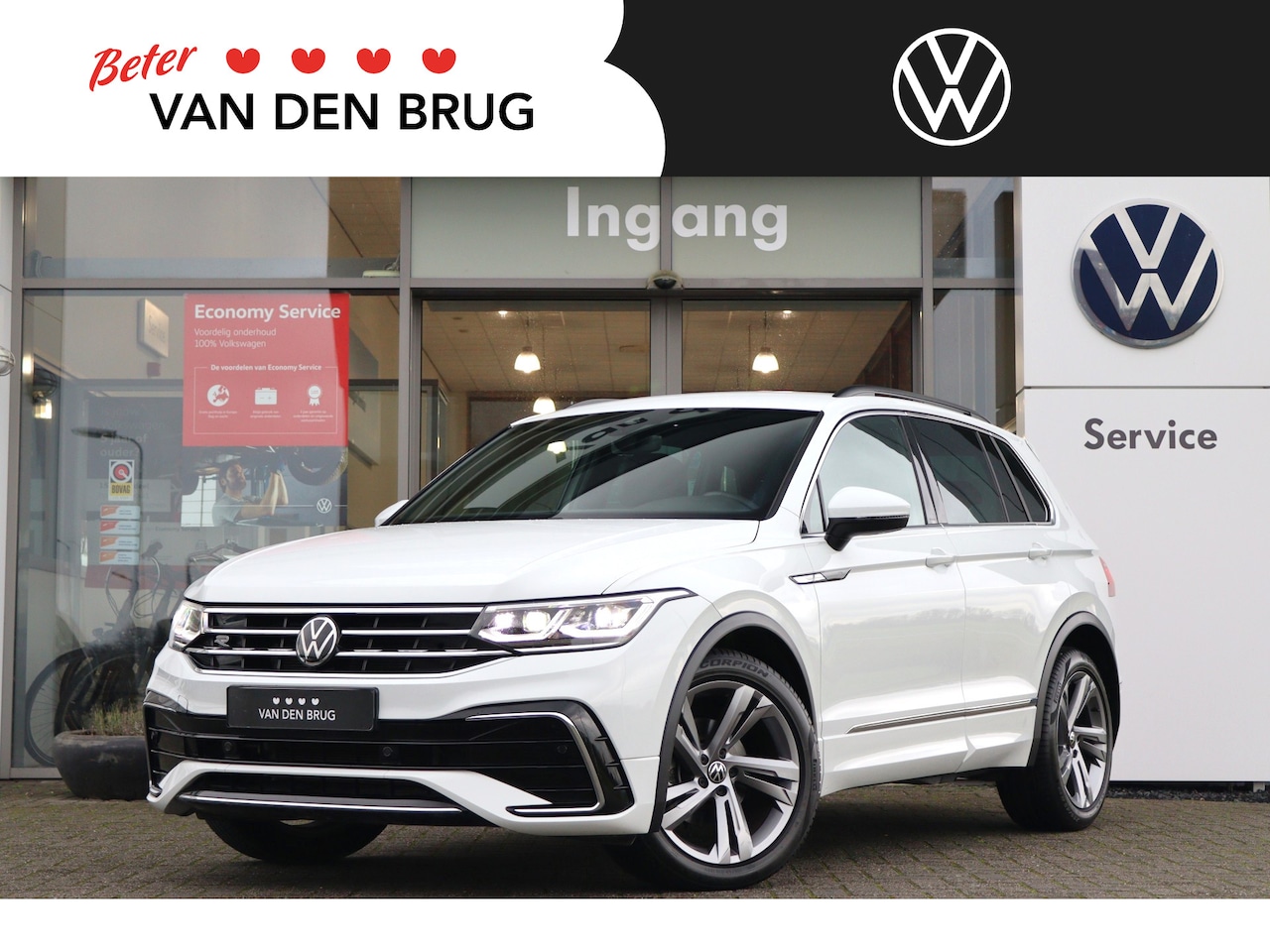 Volkswagen Tiguan - 1.5 TSI 150 pk DSG R-Line | IQ Light | 19" Valencia | Navigatie | PDC | Adaptive Cruise | - AutoWereld.nl