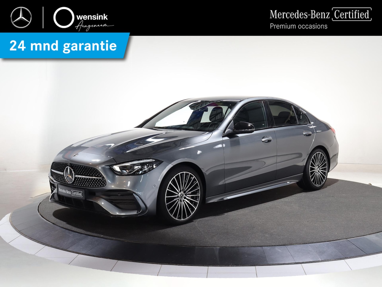 Mercedes-Benz C-klasse - 180 AMG Line | Night | 19"spaak velgen | AGILITY CONTROL  | Sfeerverlichting | - AutoWereld.nl