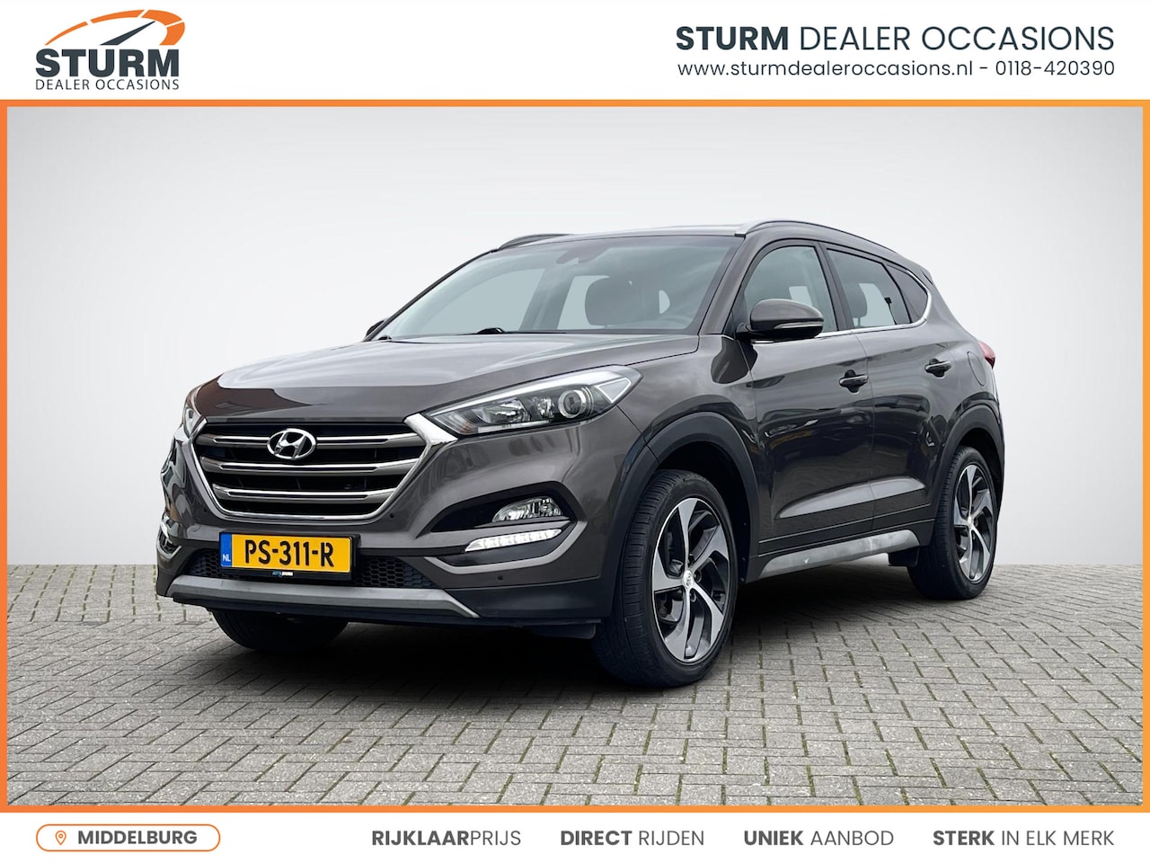 Hyundai Tucson - 1.6 GDi Comfort | Trekhaak | Navigatie | Camera | Stoelverwarming | Cruise & Climate Contr - AutoWereld.nl