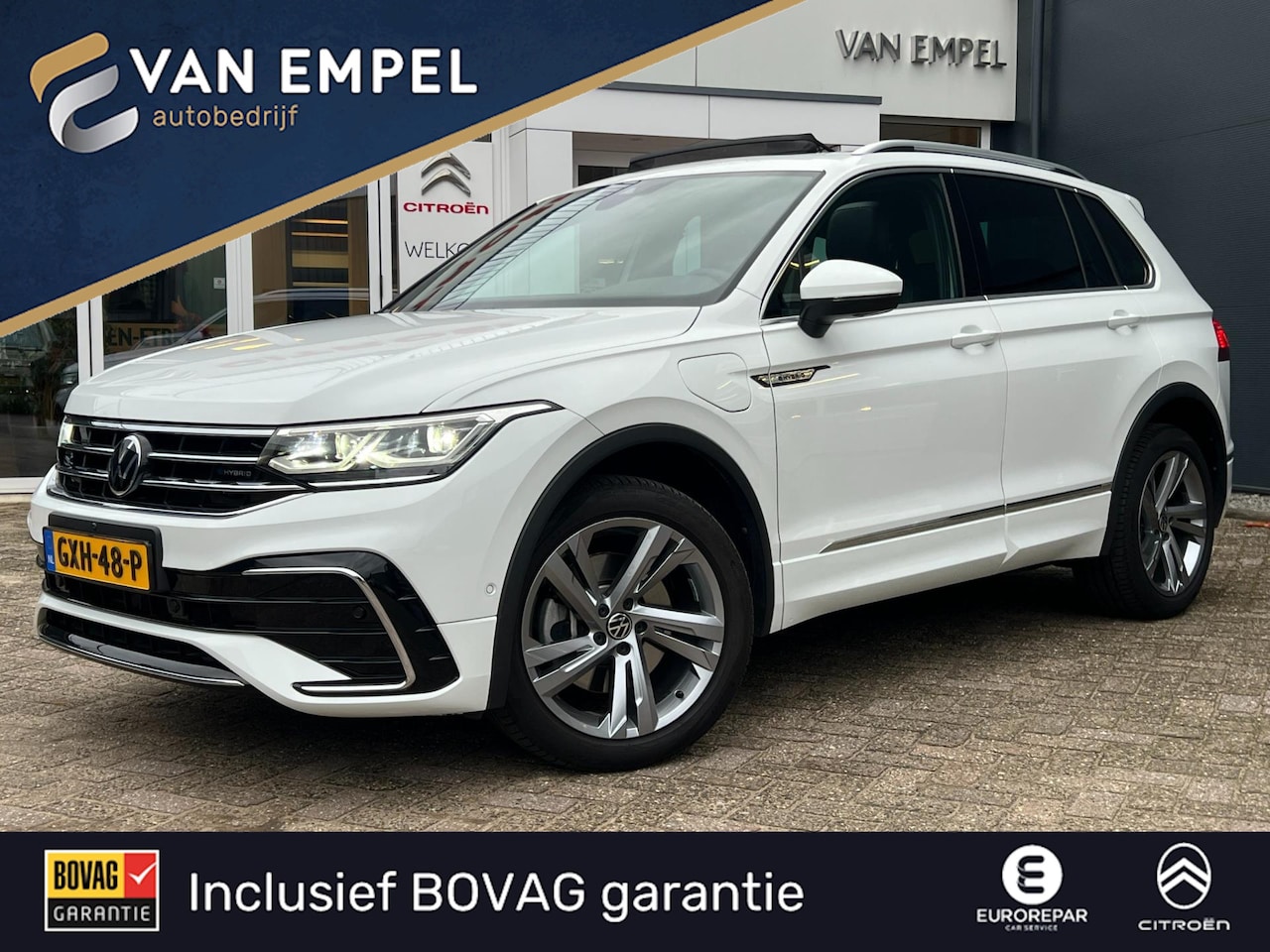 Volkswagen Tiguan - 1.4 TSI eHybrid R-Line Business+ | Pano | Trekhaak afn. | Vol leder + memory | Adaptive Cr - AutoWereld.nl