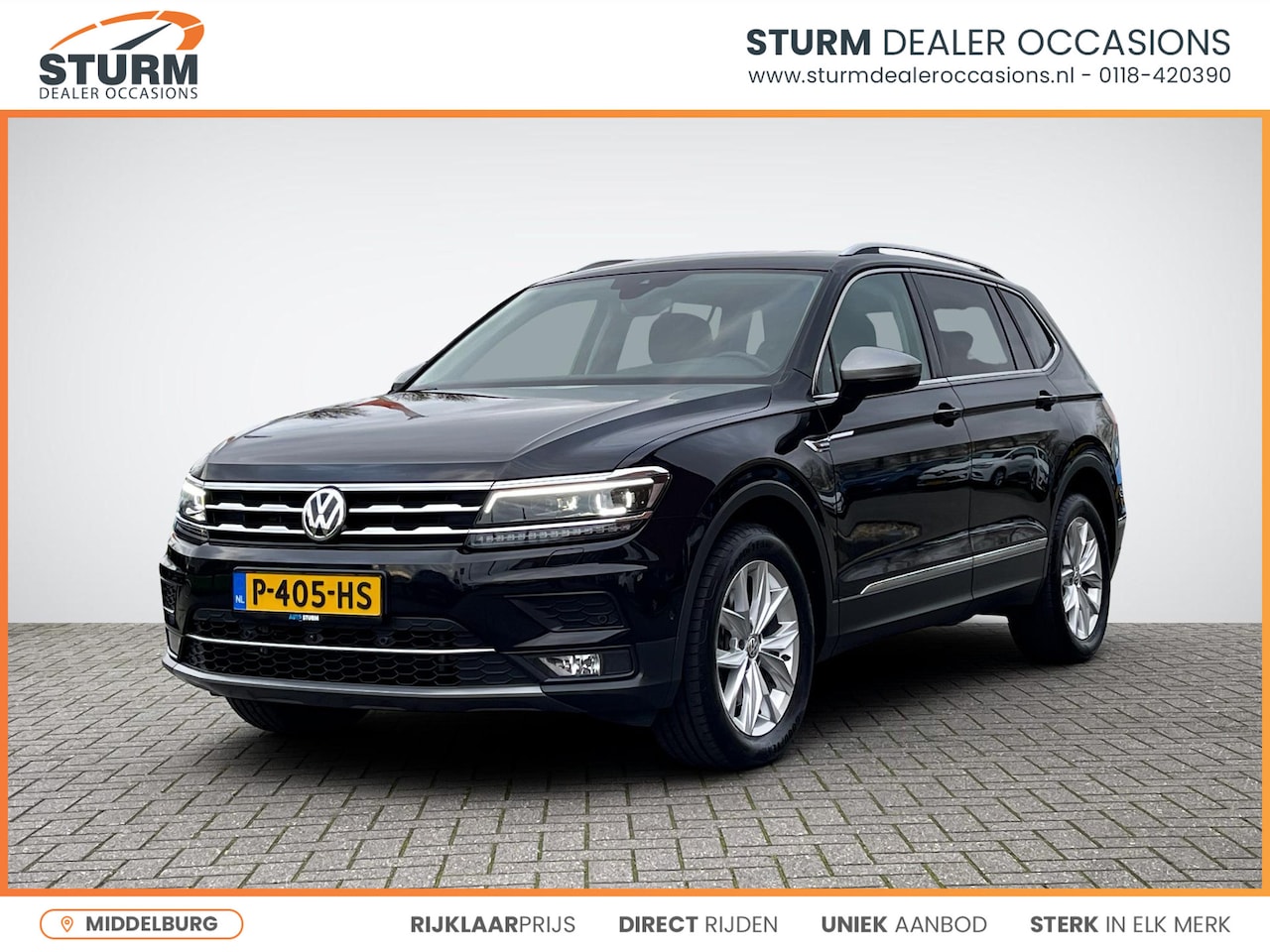 Volkswagen Tiguan Allspace - 2.0 TSI 4Motion Highline 7p. | Trekhaak Uitklapbaar | Stuur- + Stoelverwarming | 360° Came - AutoWereld.nl