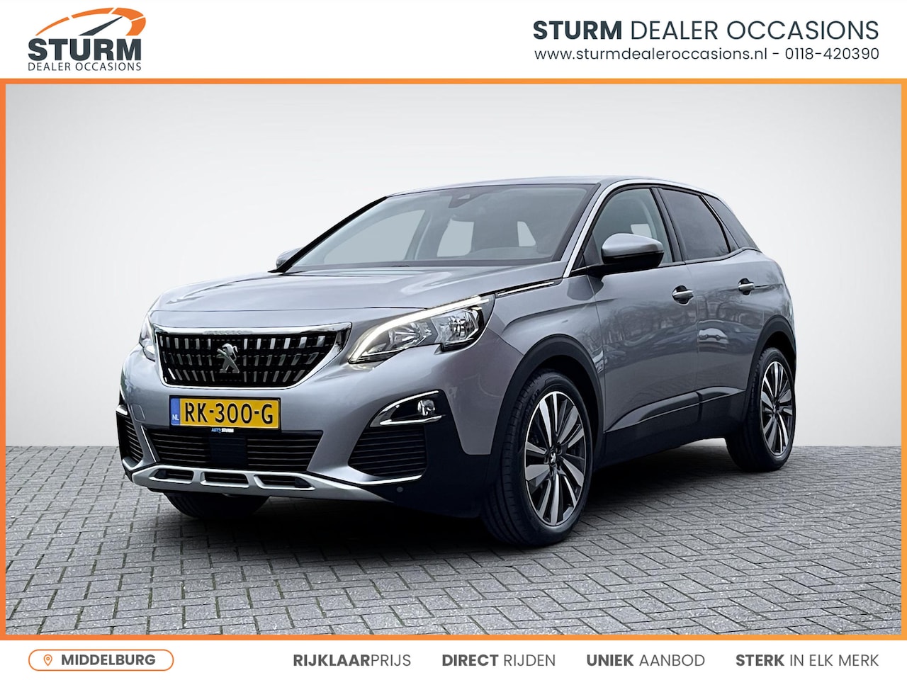 Peugeot 3008 - 1.2 PureTech Active | Navigatie | Camera | Apple Carplay/Anrdoid Auto | Cruise & Climate C - AutoWereld.nl