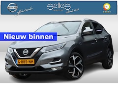 Nissan Qashqai - 1.3 DIG-T Tekna panorama dak | 19 Inch Lichtmetalen Velgen | 360 Camera | Stoelverwarming