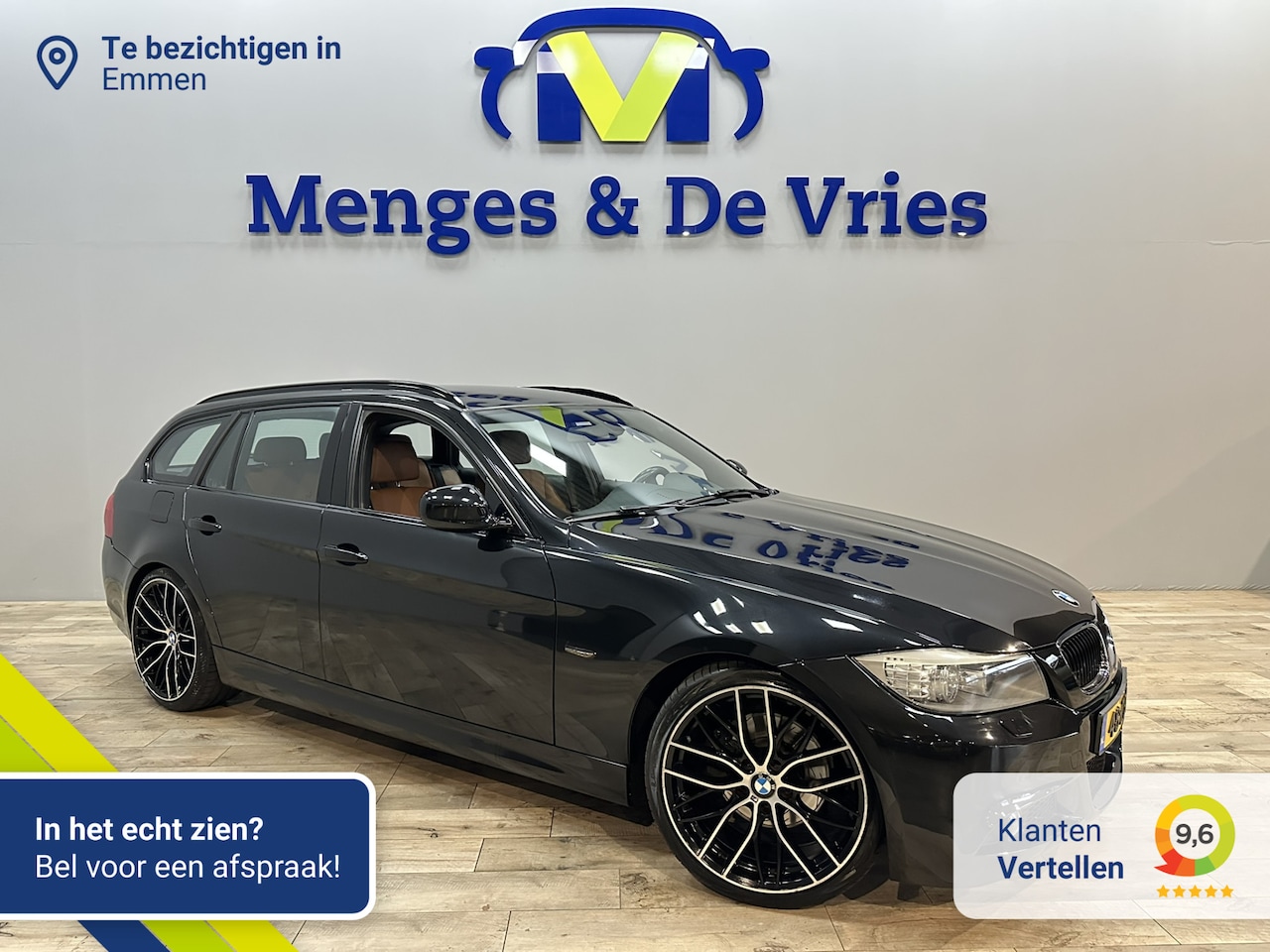 BMW 3-serie Touring - 325i M Sport Edition NL Auto | Airco ECC | Cruise Control | Navigatie | 19"" Velgen | Leer - AutoWereld.nl