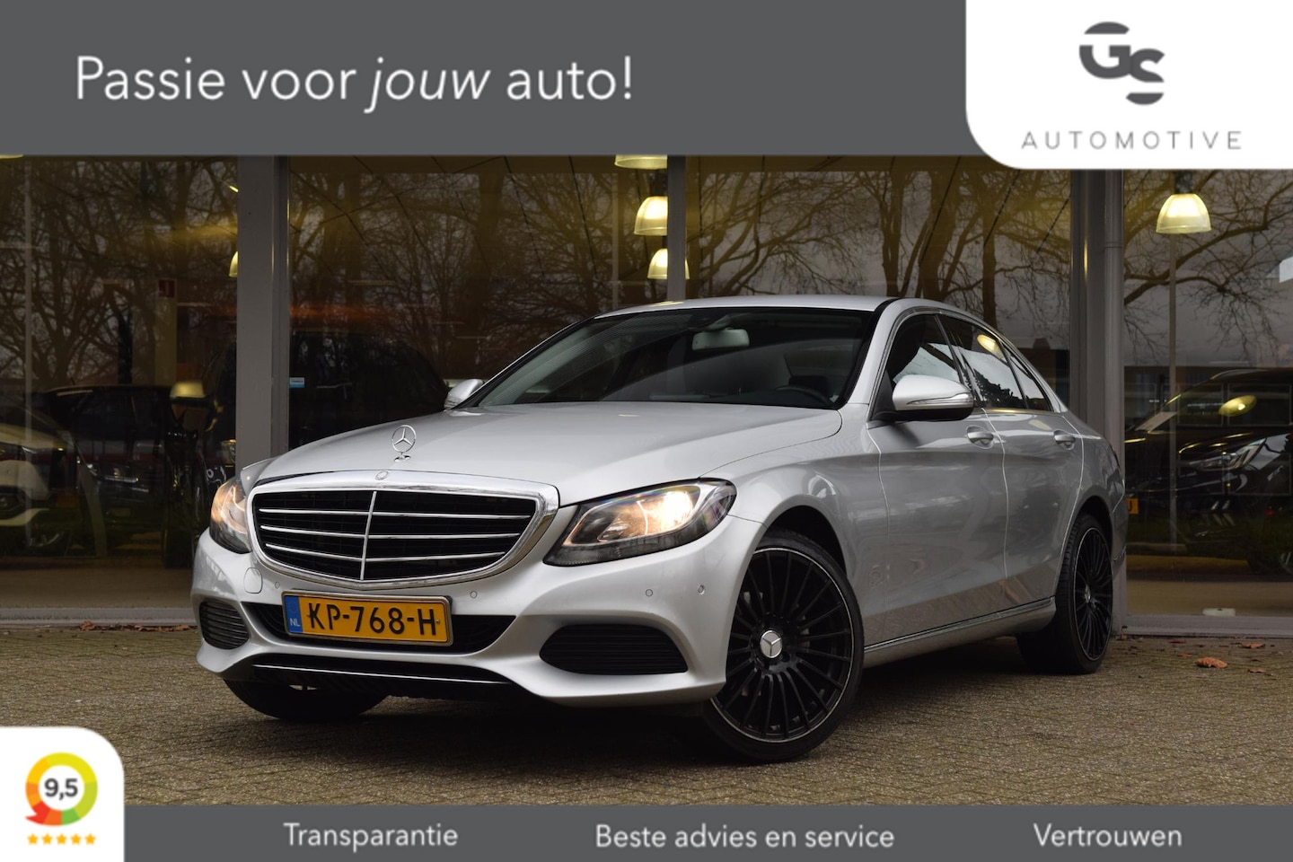 Mercedes-Benz C-klasse - 180 Automaat met navi/pdc v+a/18inch lmv - AutoWereld.nl