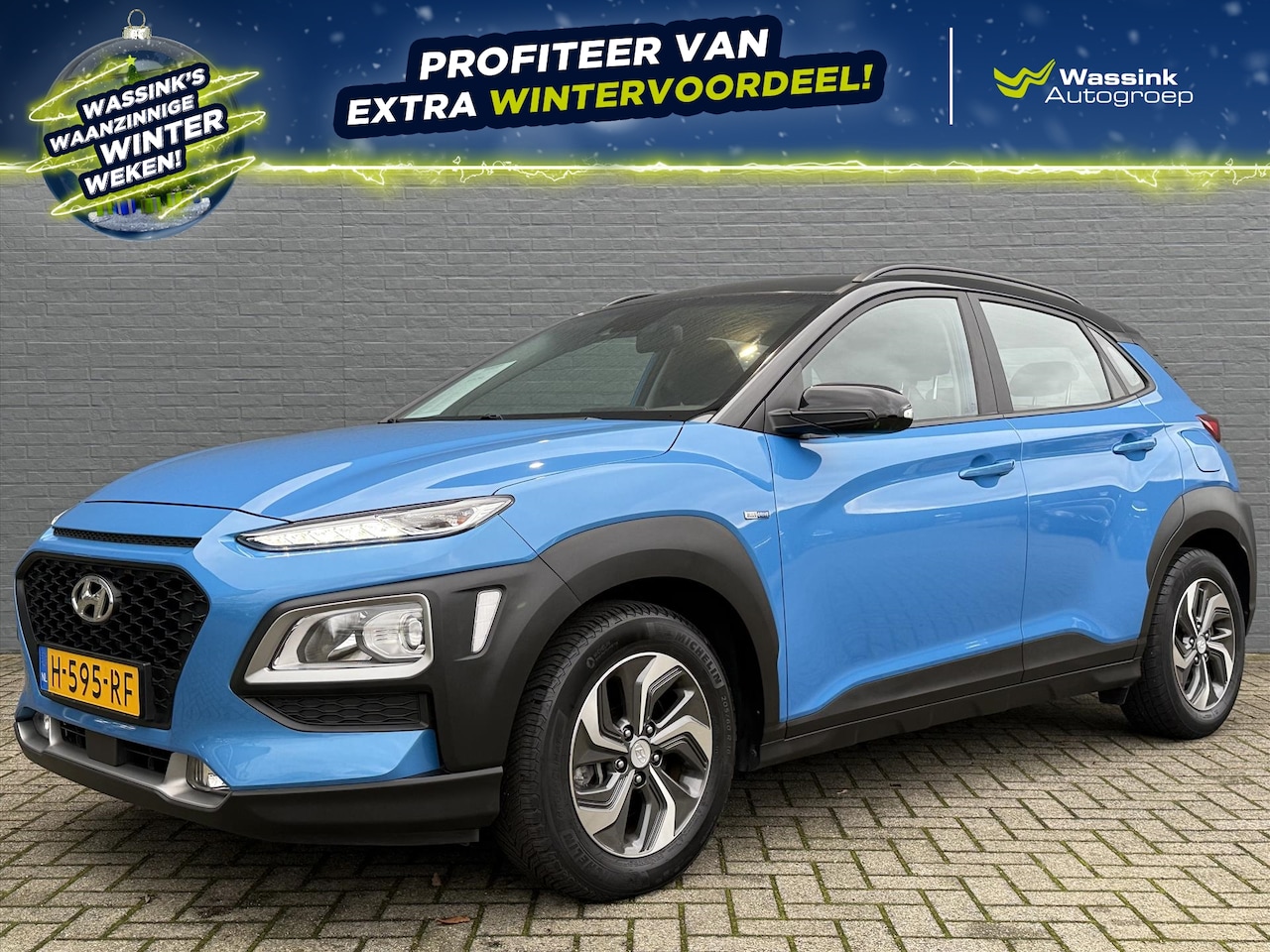 Hyundai Kona - GDI 141pk HEV 2WD Aut. Comfort | Trekhaak | DAB+ | 16 inch LMV - AutoWereld.nl