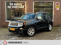 Jeep Renegade - 1.4 MULTIAIR LIMITED | AIRCO | NAVI | VELGEN | CRUISE | ALARM | 140PK | STUUR STOEL VERW