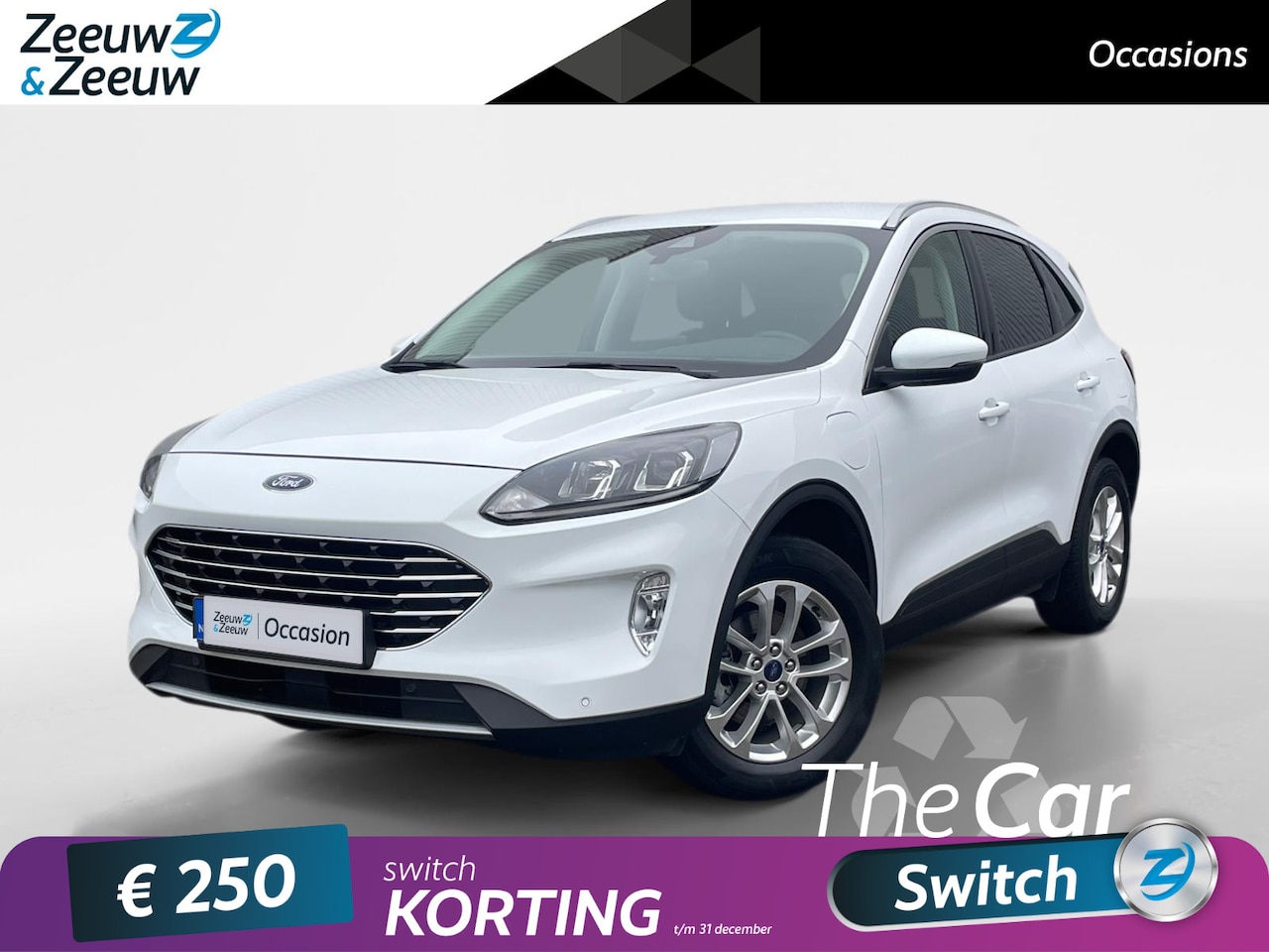 Ford Kuga - 2.5 PHEV Titanium | Winterpack | Achteruitrijcamera | Navigatie | Cruise Control | Climate - AutoWereld.nl