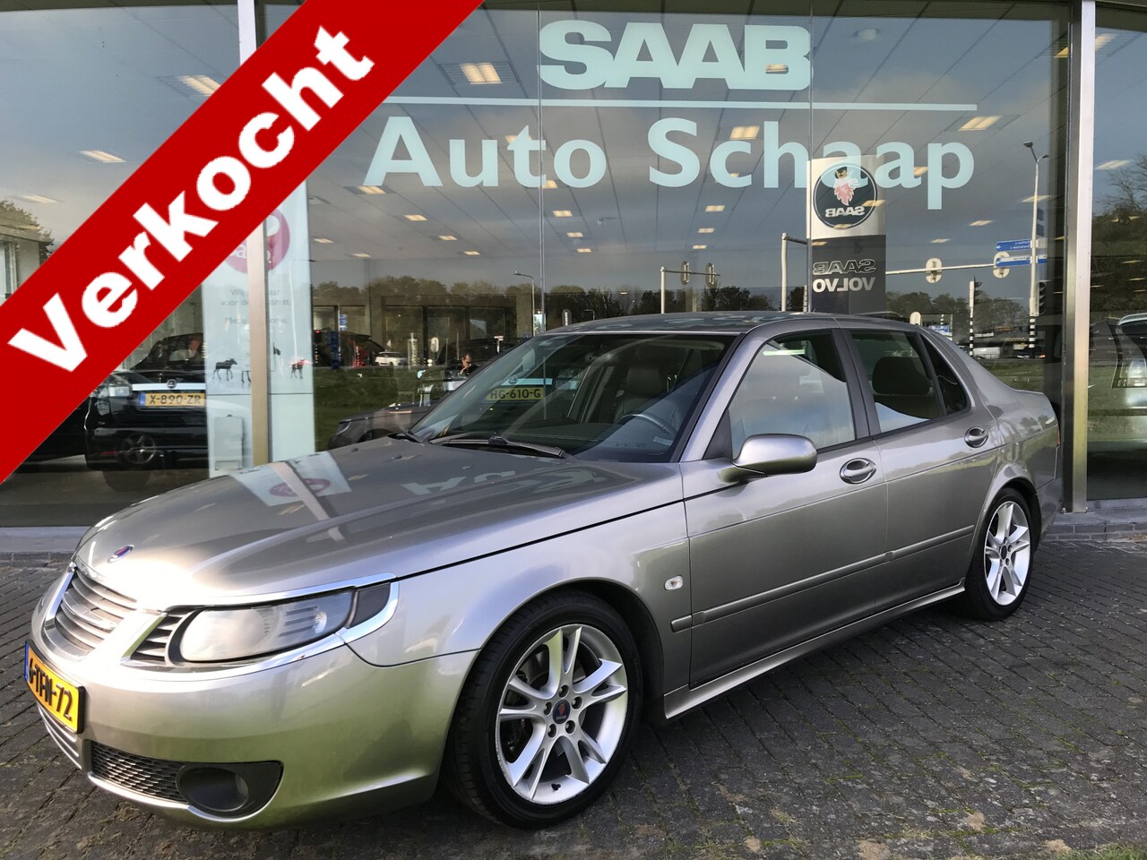 Saab 9-5 - 2.3 Turbo Aero Automaat | Rijklaar incl garantie | Trekhaak Parkeersensoren Sportstoel Lee - AutoWereld.nl