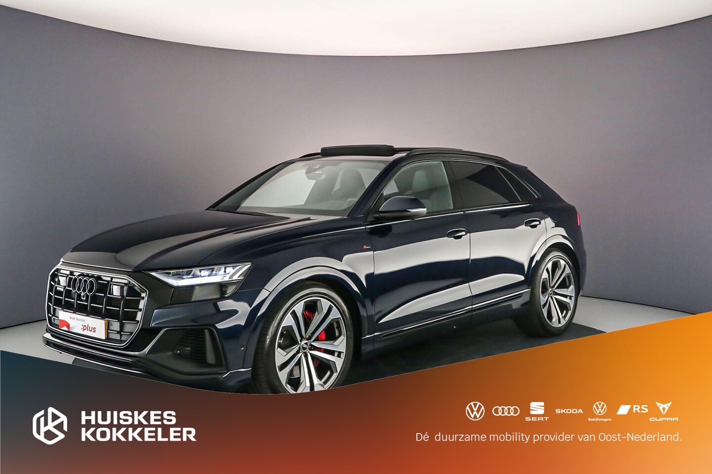 Audi Q8 - 55 TFSI e Pro Line S | Pano | B&O | Tour/City | Servo | S-Stoelen | Leder | Trekhaak | Aud - AutoWereld.nl