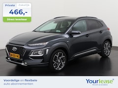 Hyundai Kona - 1.6 GDI HEV Premium | All-in 466, - Private Lease | Zondag Open