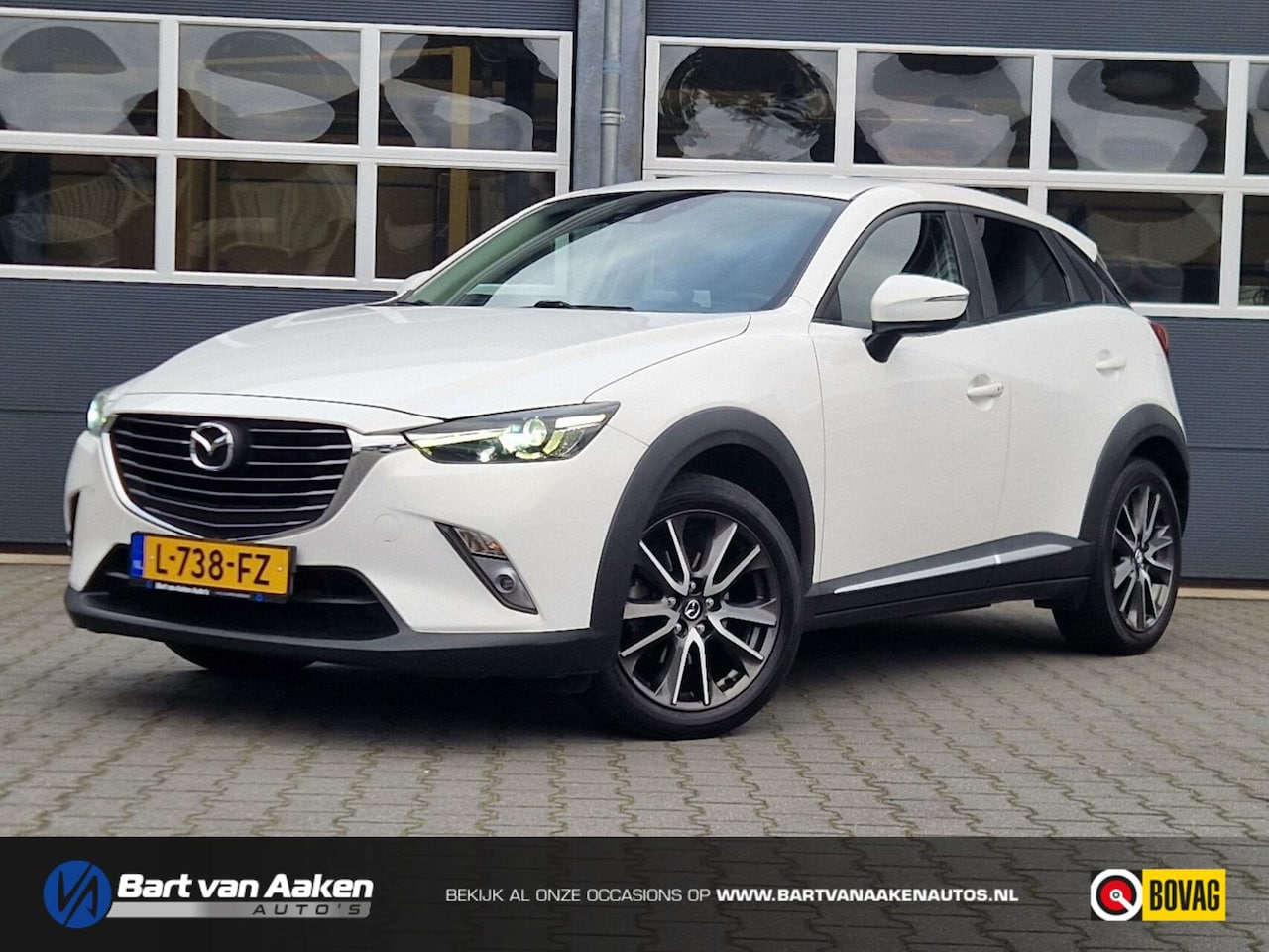 Mazda CX-3 - 2.0 SkyActiv-G 120 GT-M Led Navi Camera Leder 18 Inch Keyless - AutoWereld.nl