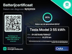 Tesla Model 3 - Standard RWD Plus 60 kWh Trekhaak (1.000kg) SOH 85% 19 INCH Velgen