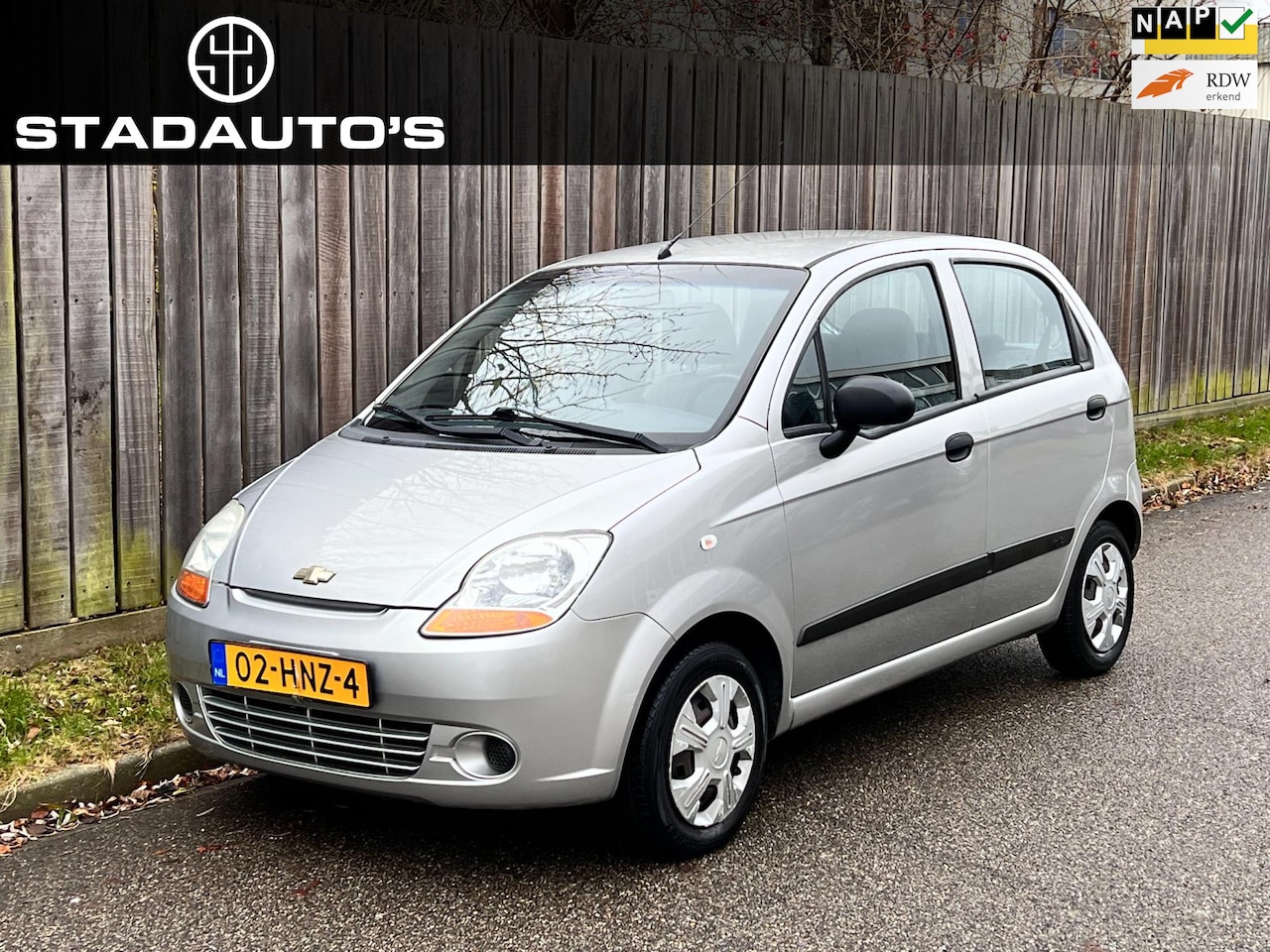 Chevrolet Matiz - 0.8 Spirit 5DRS Airco NAP 2 sleutels! - AutoWereld.nl