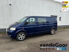 Volkswagen Transporter - 2.5 TDI 340 Dub.cab. , '06, airco, lm velgen, trekhaak, apk 01-'26