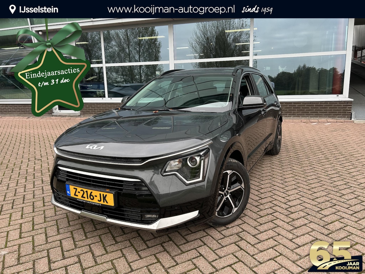 Kia Niro - 1.6 GDi Hybrid DynamicLine 1300KG TREKGEWICHT | 141PK - AutoWereld.nl