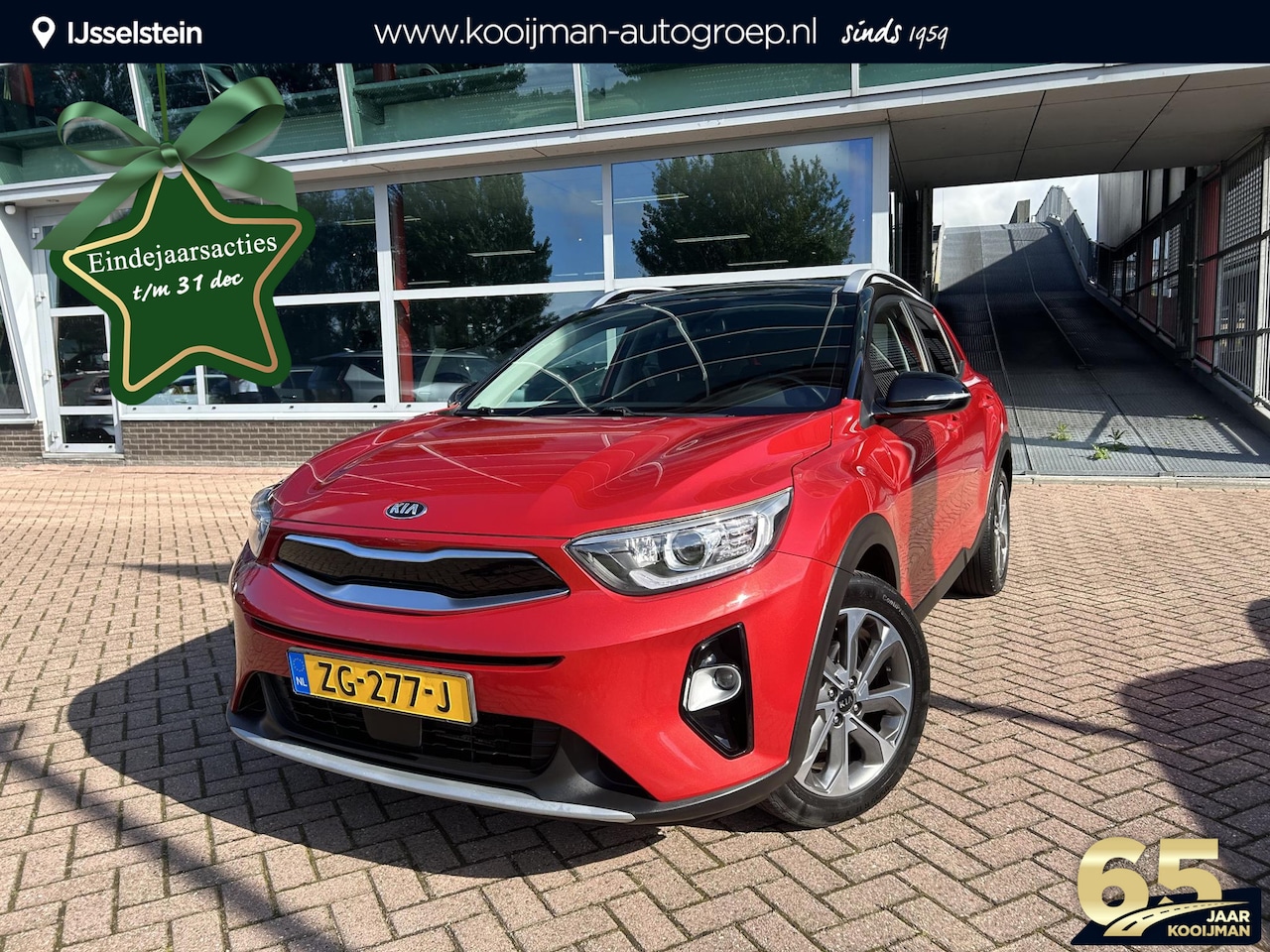 Kia Stonic - 1.0 T-GDi DynamicPlusLine 1E EIGENAAR | DEALERONDERHOUDEN | TWO TONE - AutoWereld.nl