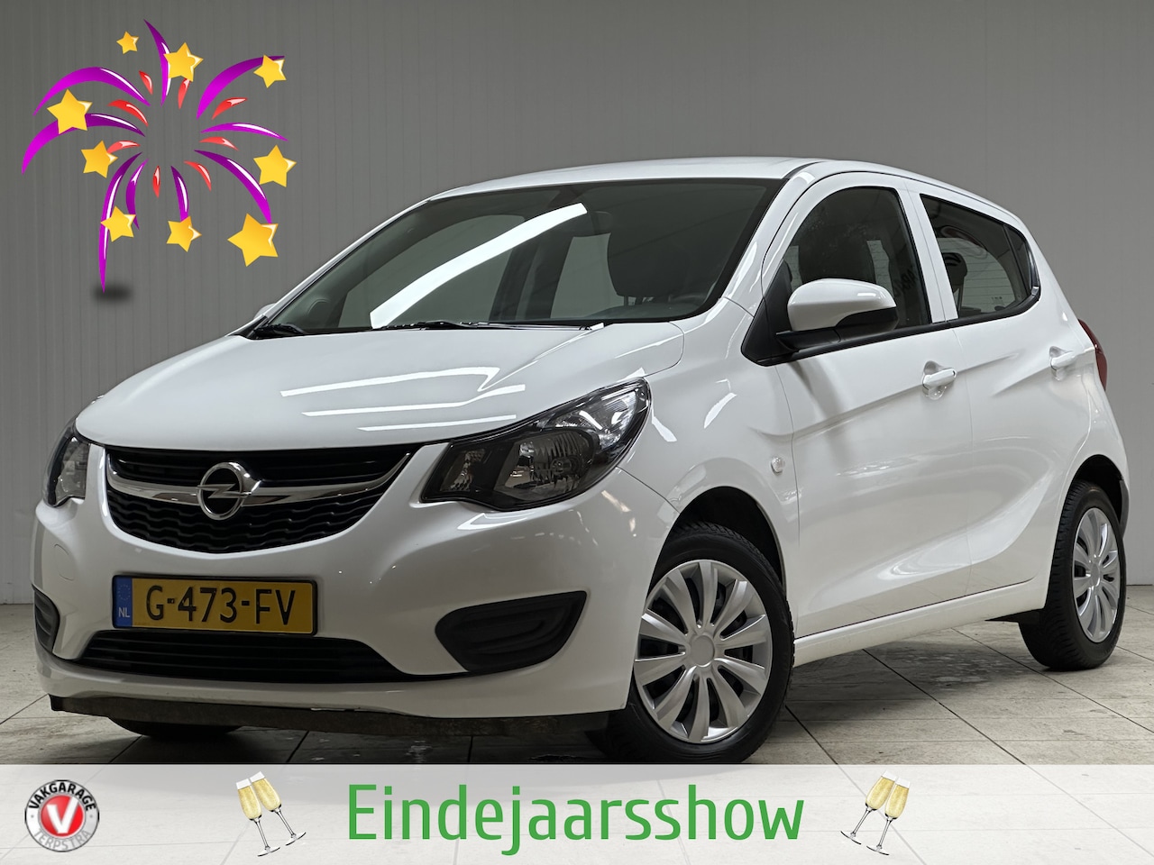 Opel Karl - 1.0 ecoFLEX 120 Jaar Edition/ Airco/ Cruise/ Elek. pakket/ Isofix/ Bluetooth/ Multi. Stuur - AutoWereld.nl