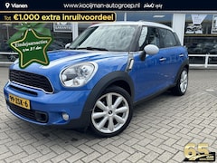 MINI Countryman - 1.6 Cooper S Chili Parkeersensoren achter , Bluetooth , 18 Inch Velgen , half lederen bekl