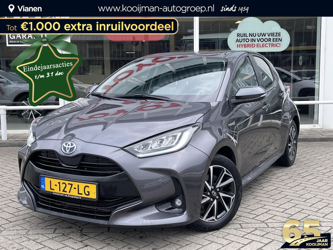 Toyota Yaris - 1.5 Hybrid Dynamic 1.5 Hybrid Dynamic , Keyless entry, Navigatie, Lichtmetaal, 1e eigenaar slechte 32000 km - AutoWereld.nl