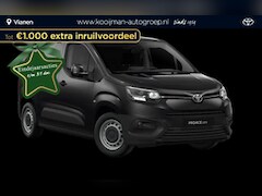 Toyota PROACE CITY Electric - Live 50 kWh | Direct rijden | Subsidie mogelijk zwart en zilver metallic leverbaar