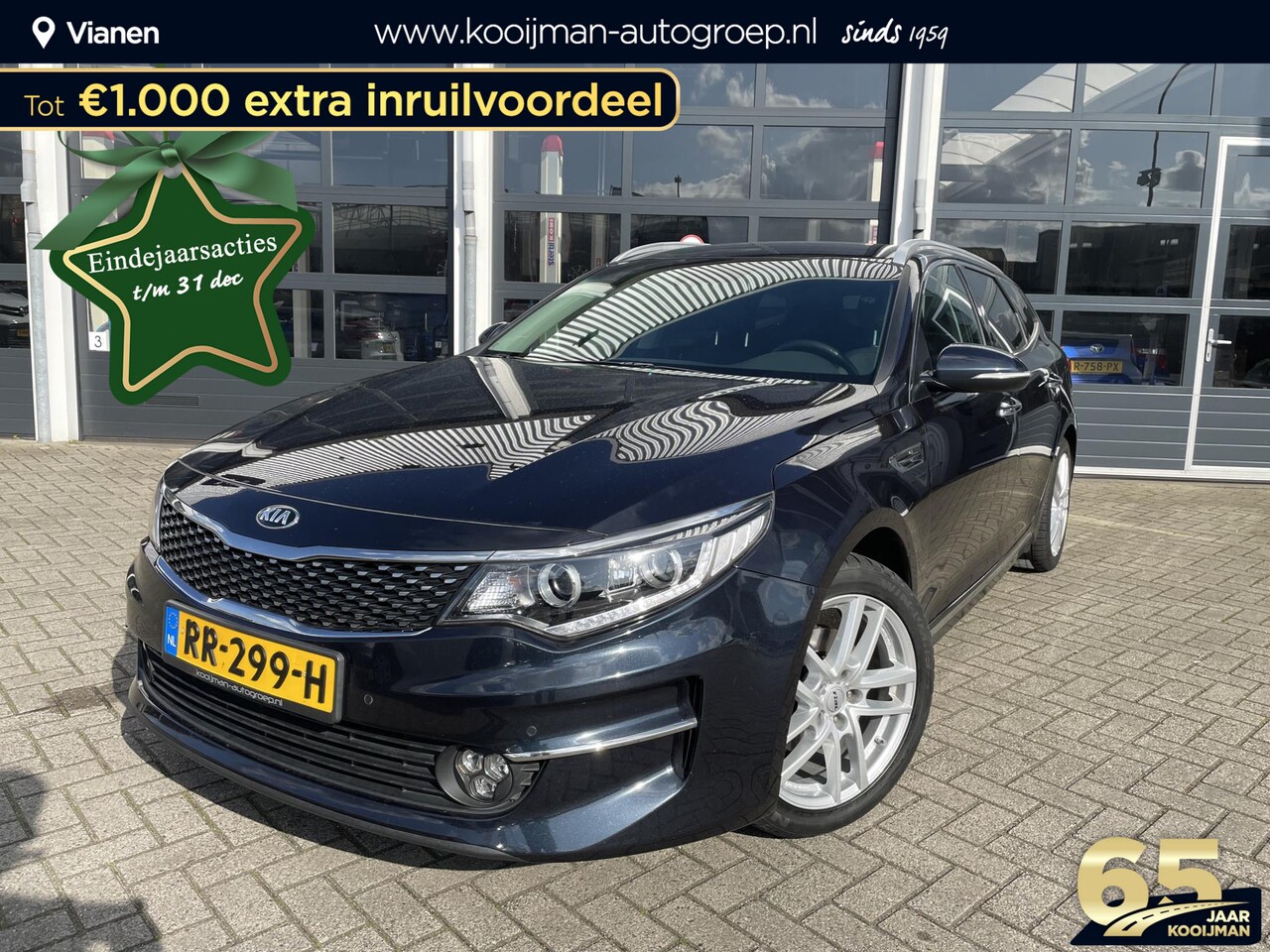 Kia Optima Sportswagon - 1.7 CRDi ComfortPlusLine puur rijgenot en heel veel luxe! 600 Liter kofferruimte en automa - AutoWereld.nl