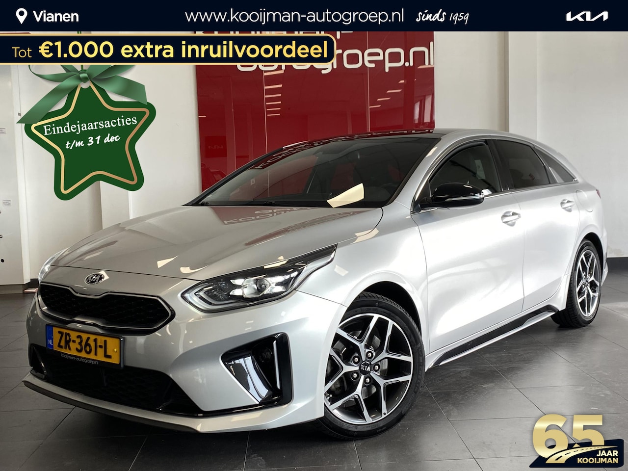 Kia Pro cee'd - 1.0 T-GDI GT-Line Schuif/kanteldak, Trekhaak, Stoel- & Stuurwielverwarming, Navigatie, Cru - AutoWereld.nl