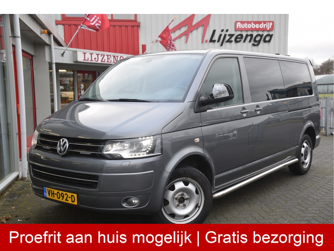 Volkswagen Transporter - 2.0 TDI L2H1 Comfortline MARGE | Gereviseerde motor | Navi | Dubbele schuifdeur | Trekhaak - AutoWereld.nl