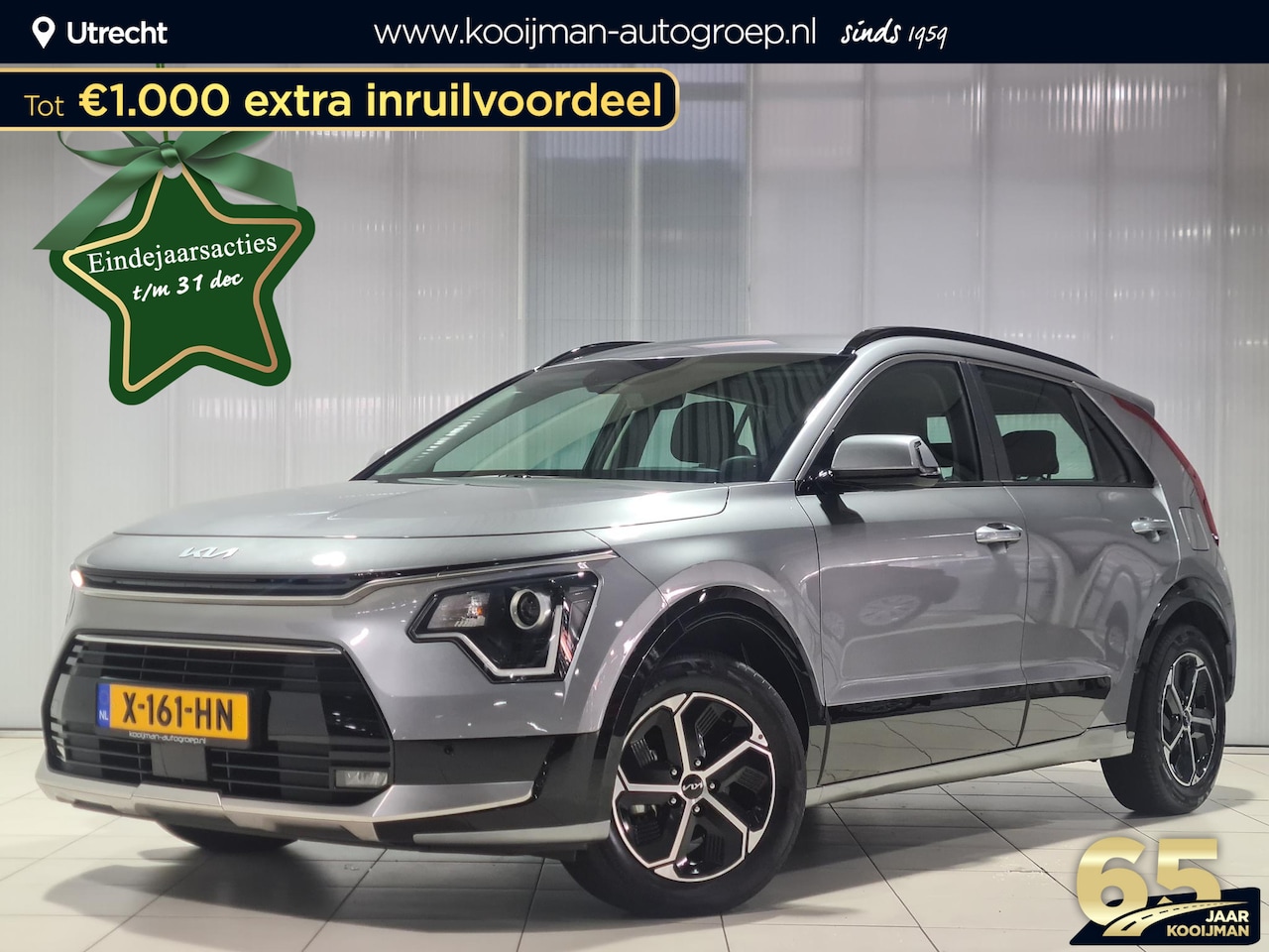 Kia Niro - 1.6 GDi Hybrid DynamicLine NL auto | 1e eigenaar | Schakel optie aan stuur | Parkeersensor - AutoWereld.nl