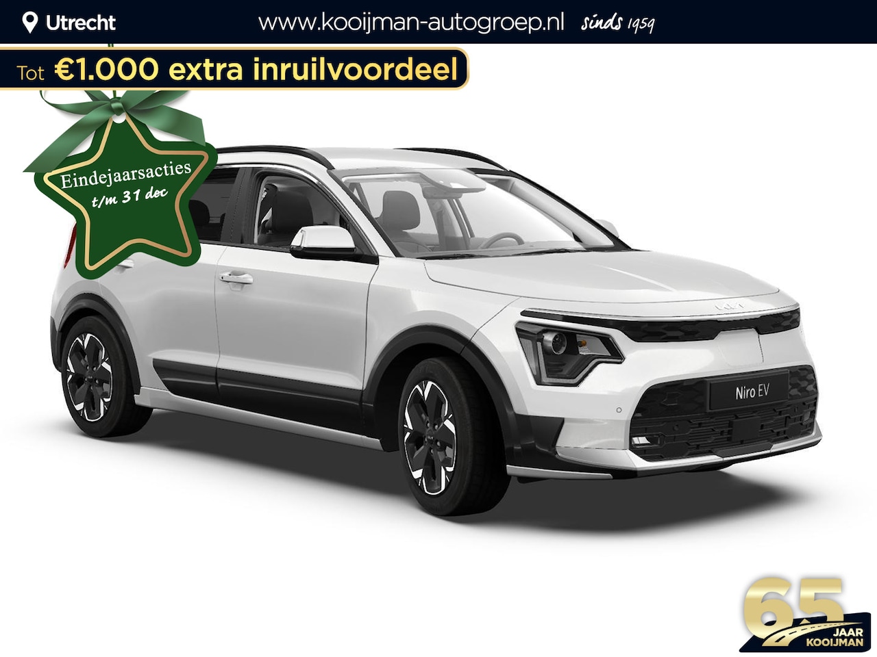 Kia Niro EV - Light Advanced 64.8 kWh €39.949,- RIJKLAAR! Ruim €1300,- voordeel zonder SEPP! Meerdere kl - AutoWereld.nl