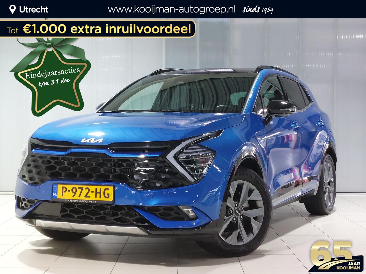 Kia Sportage - 1.6 T-GDi Hybrid GT-Line Panoramadak, Camera, LED, Dodehoeksensoren - AutoWereld.nl