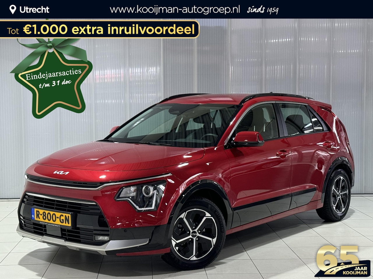 Kia Niro - 1.6 GDi Hybrid DynamicLine NL auto! 1e eigenaar! | Keyless | Adaptieve cruise control | Ac - AutoWereld.nl