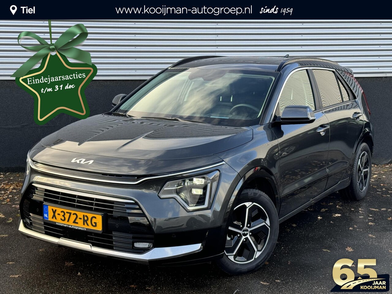 Kia Niro - 1.6 GDi Hybrid DynamicPlusLine Schuif/kanteldak, Lederen bekleding, Stoel- & Stuurwielverw - AutoWereld.nl