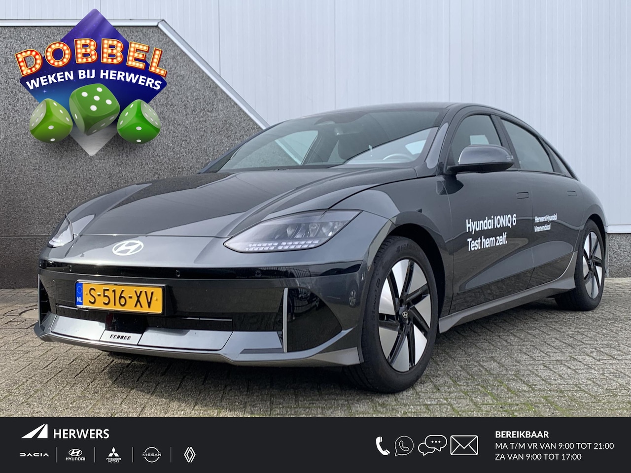 Hyundai IONIQ 6 - Style 53 kWh / 429 km WLTP* Actieradius / Navigatie / 18" LMV / NL Auto / - AutoWereld.nl