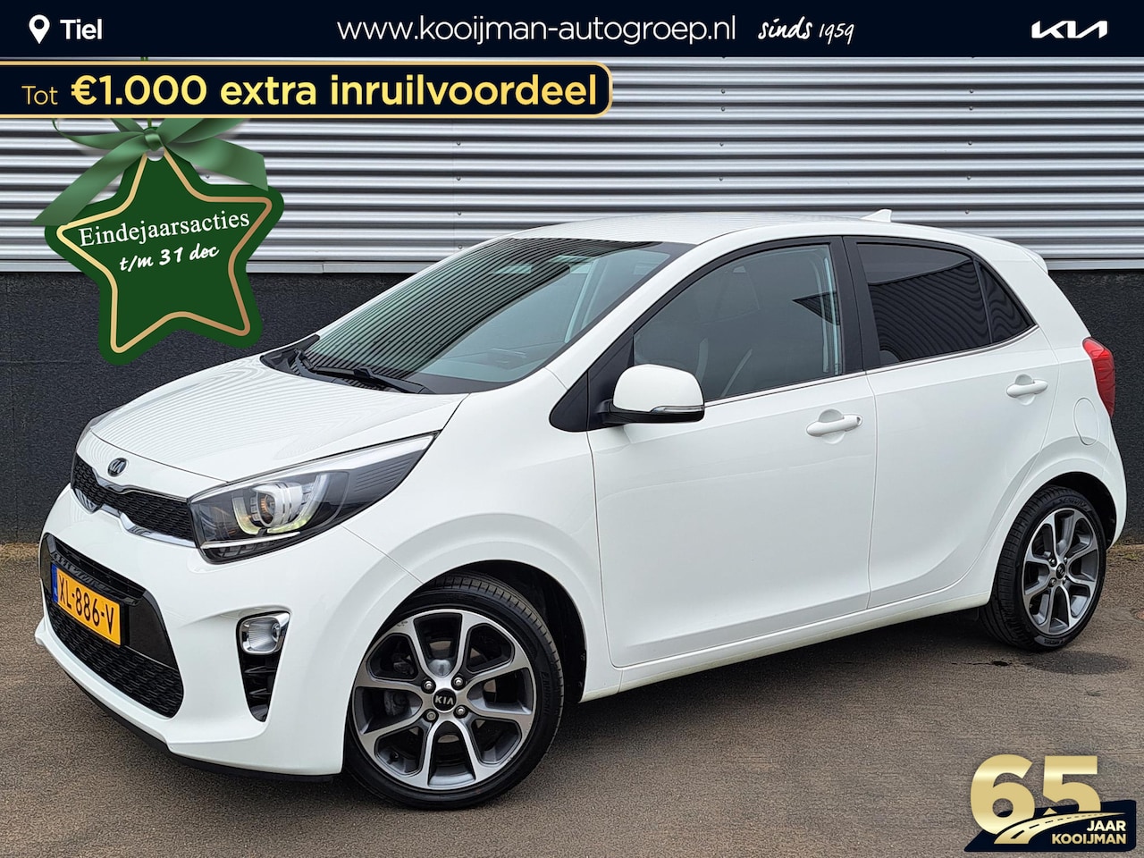 Kia Picanto - 1.0 CVVT Design Edition | 1ste eigenaar | Dealer onderhouden | Full map navigatie | Achter - AutoWereld.nl