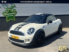 MINI Cooper S - 1.6 COUPE Navigatie, Climate Control, stoelverwarming, Herman & Kardon, Lederen bekleding