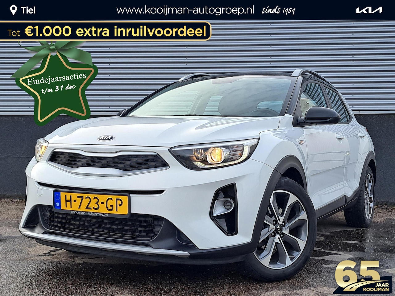 Kia Stonic - 1.0 T-GDi 100pk Dynamicline | 1ste eigenaar | Nieuw geleverd | Full map navigatie | Achter - AutoWereld.nl